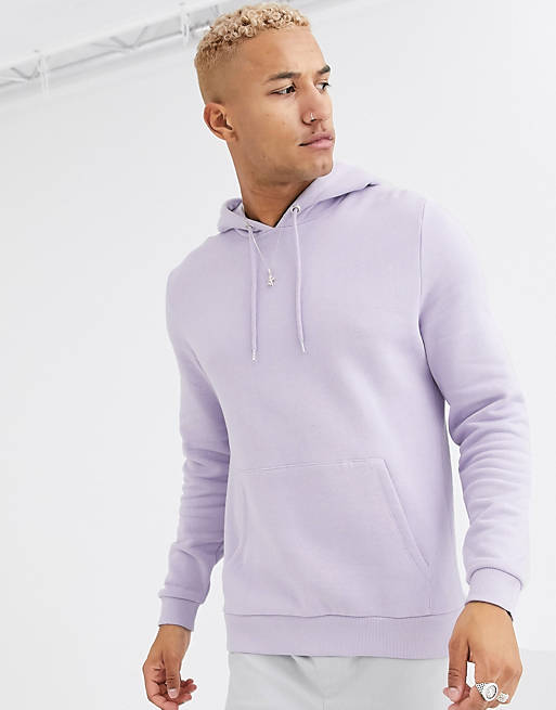 ASOS DESIGN hoodie in lilac | ASOS
