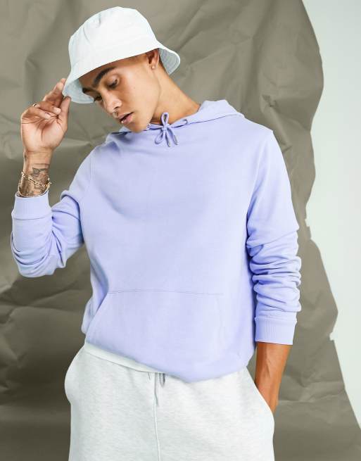 ASOS DESIGN oversized hoodie in turquoise blue