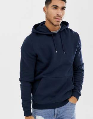 ASOS DESIGN hoodie in navy | ASOS