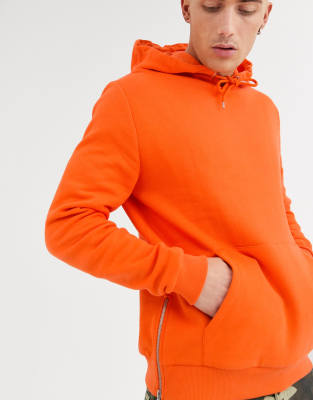 orange hoodie asos