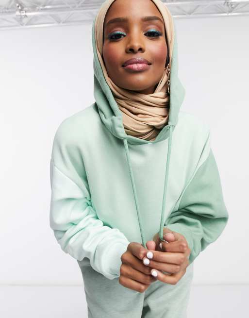 Asos colour block discount hoodie