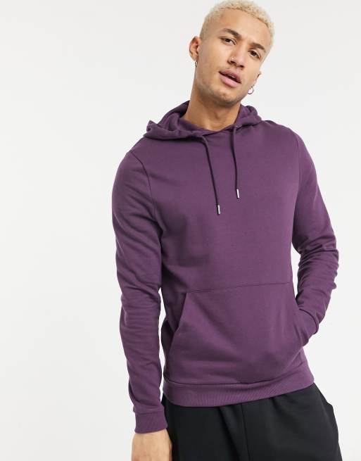 Purple hoodie online asos