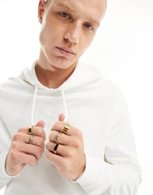 ASOS DESIGN hoodie in white - ASOS Price Checker