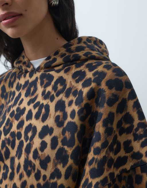 ASOS DESIGN - Hoodie met luipaardprint, deel van co-ord set, 3 van 4