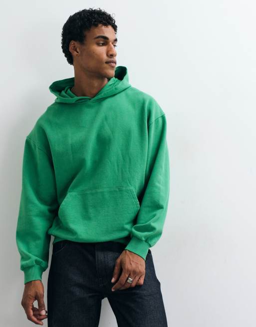 ASOS DESIGN hoodie oversize délavé vert, 4 de 5
