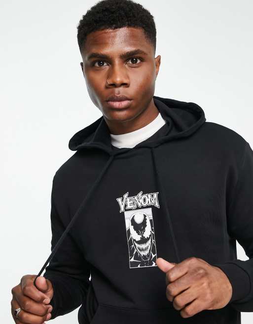 Black marvel outlet hoodie