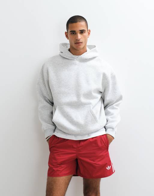 ASOS DESIGN hoodie with padel print in ice marl, 2 of 5