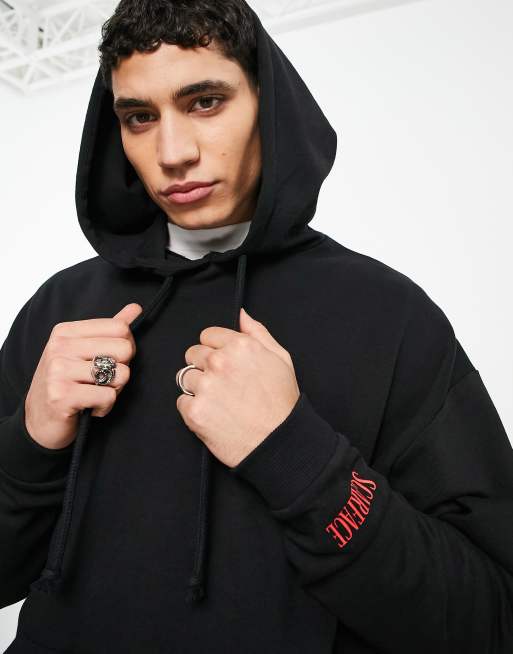 ASOS DESIGN hoodie with Scarface back print in black ASOS