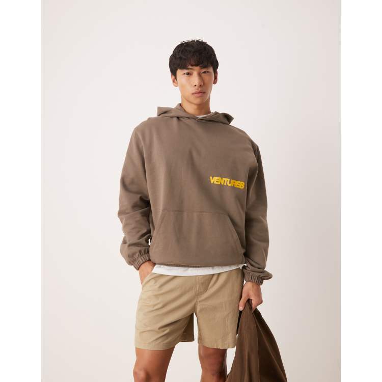 トップス nouw. \"Drawn sweat\" Brown 2024 A/W 3rd Drawn sweat
