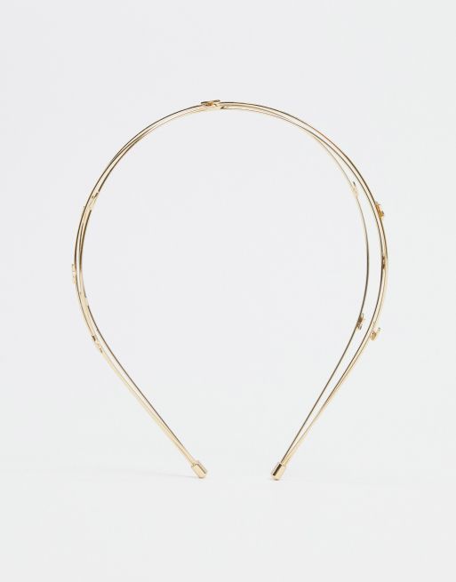 ASOS DESIGN - Hoofdband met ster- en maan in goudkleur, 2 van 4
