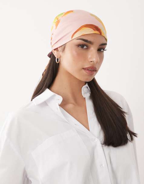 ASOS DESIGN - Hoofddoek met aquarel bloemenprint - view 1