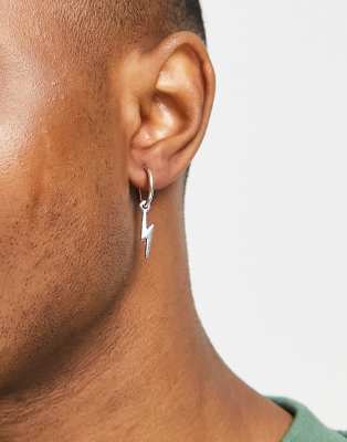 Lightning bolt mens deals earring