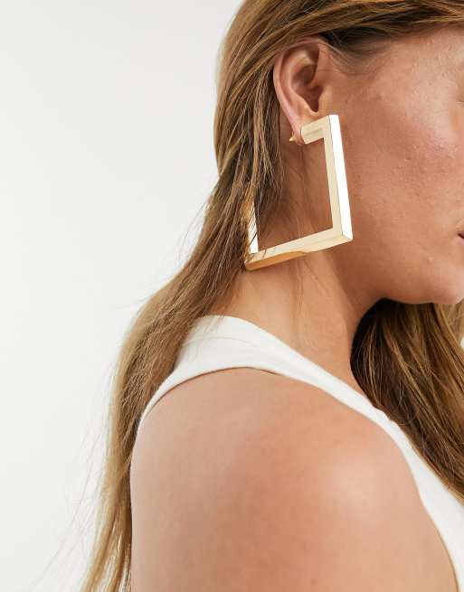 Square on sale shape earrings