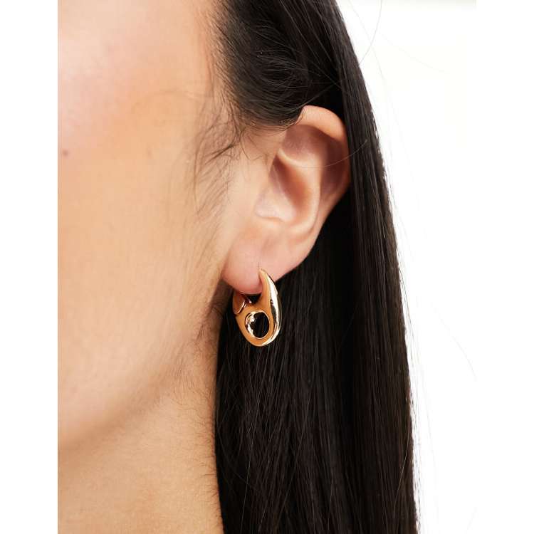 Small gold deals hoop earrings asos