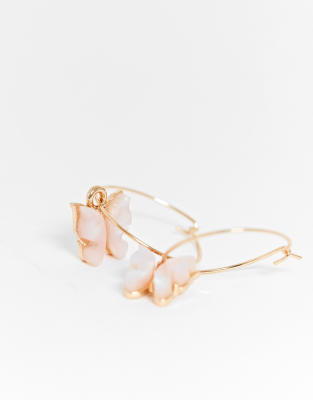 pink earrings asos