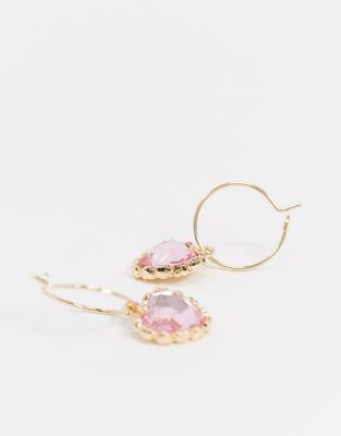 pink earrings asos