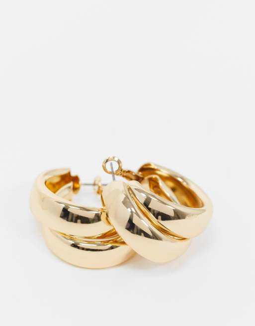 Asos hot sale gold hoops