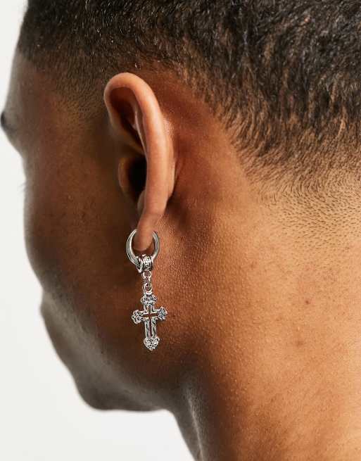 Asos cross earrings online