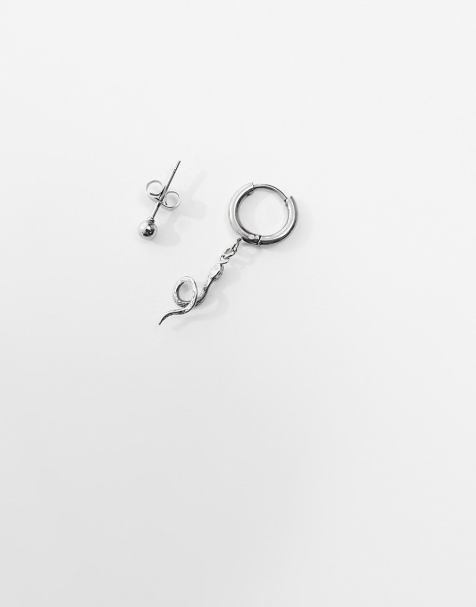 Mens screw back on sale earrings