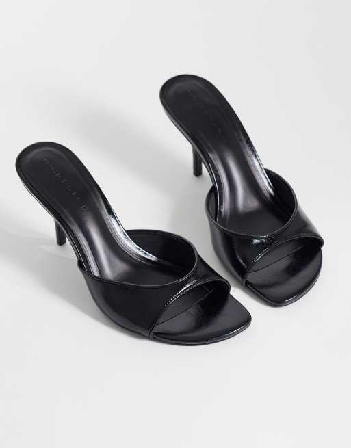 ASOS DESIGN - Hooray - Mules à talon mi-haut - Noir, 2 de 4