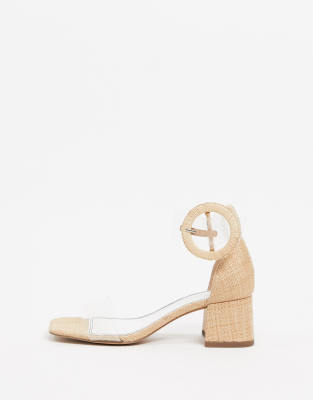 asos clear sandals