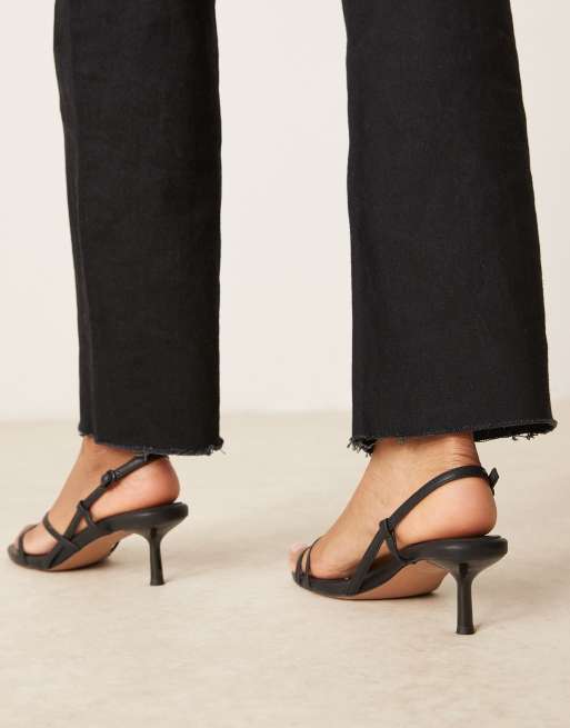 ASOS DESIGN - Hopscotch - Sandales minimalistes à petit talon et bride arrière - Noir, 2 de 4