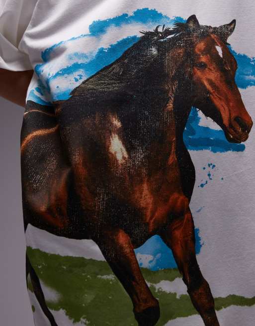 ASOS DESIGN horse girl printed mini T-shirt dress, 3 of 4