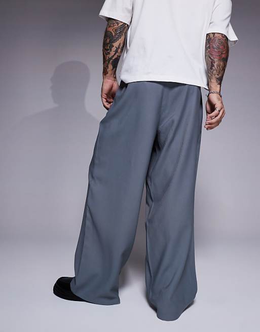 ASOS DESIGN horseshoe fit dress pants in gray | ASOS ASOS DESIGN horseshoe fit dress pants in gray | ASOS