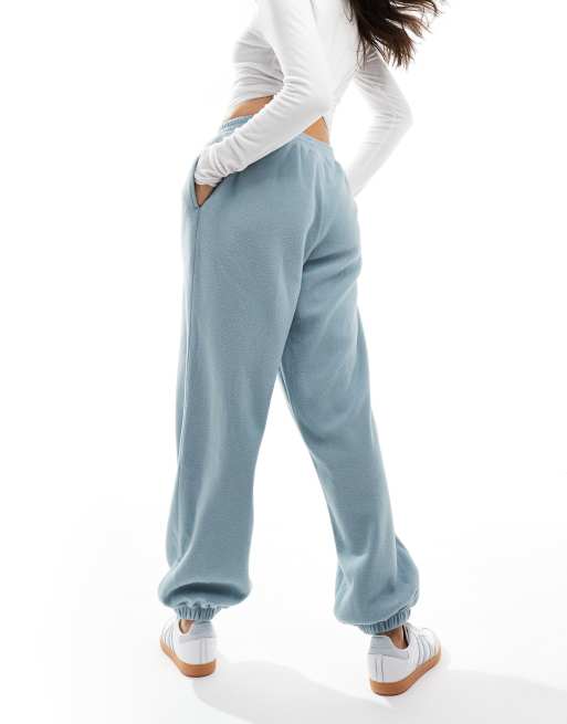 ASOS DESIGN – Hose aus Polarfleece in Blassblau, Kombiteil, 5 von 5