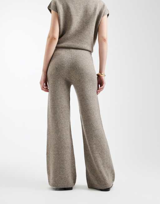 ASOS DESIGN – Hose in Mokka mit weitem Bein, Kombiteil, 4 von 5