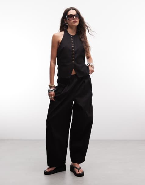 ASOS DESIGN – Hose in Schwarz, Kombiteil - view 1