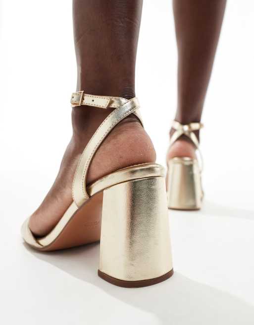 Sandales dorées asos discount