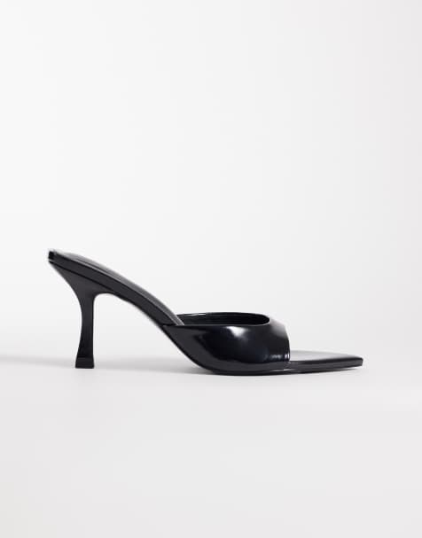 ASOS DESIGN - Hotline - Mules pointues à talon - Noir - view 1