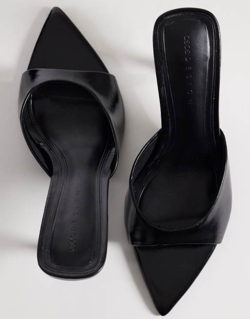 ASOS DESIGN - Hotline - Mules pointues à talon - Noir, 2 de 4
