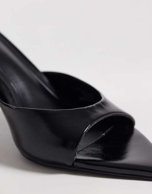 ASOS DESIGN - Hotline - Mules pointues à talon - Noir, 4 de 4