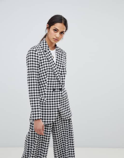 Asos 2025 houndstooth blazer