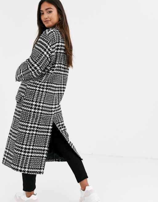 Oversized best sale houndstooth coat