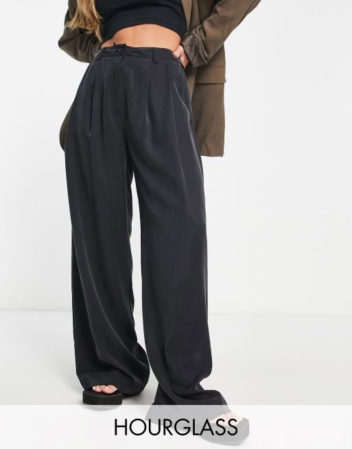 Black casual store wide leg trousers