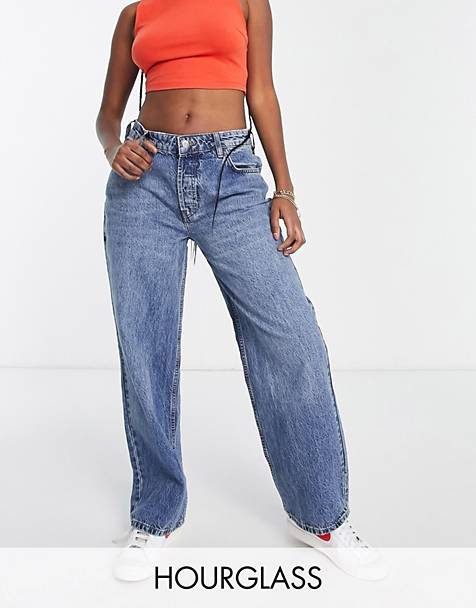 Slim mom jeans in ASOS Damen Kleidung Hosen & Jeans Jeans Baggy & Boyfriend Jeans 