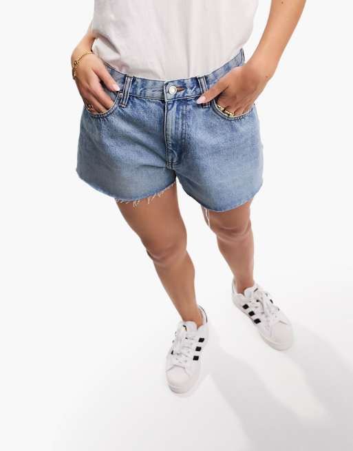 ASOS Design Oversized Jersey Shorts in Blue