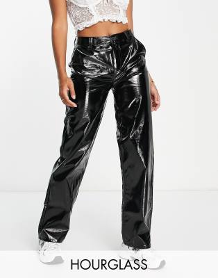 Vinyl pants (Black) from Shein