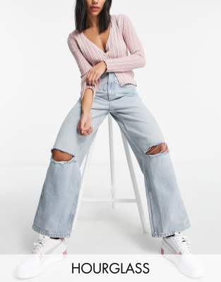 asos high rise dad jeans