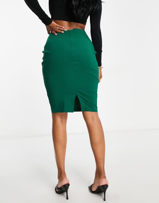 Green pencil hotsell skirt xs