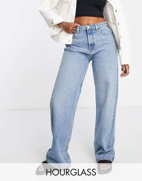 ASOS DESIGN Hourglass - Jean dad large - Bleu moyen - view 1