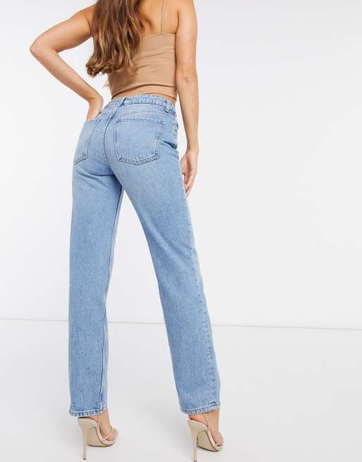 ASOS DESIGN Hourglass - Jean droit à taille mi-haute - Greencast, 2 de 4