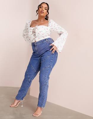 hourglass high rise asos jeans