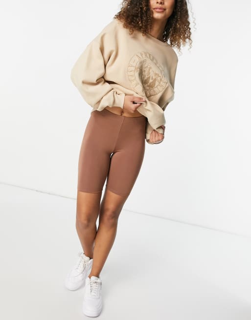 Brown short shop leggings