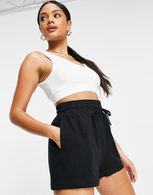 Linen 2024 shorts asos