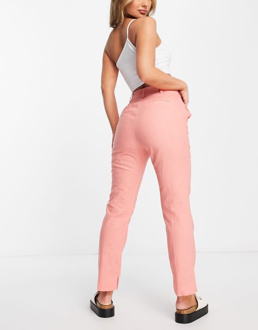 Light pink cigarette clearance trousers