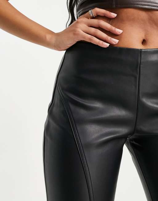 ASOS DESIGN Hourglass slinky flare pants with bum enhancing seams